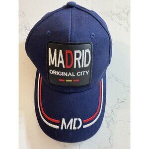 Vintage Madrid Original City Embroidered Retro Cap Hat Baseball Soccer Spain